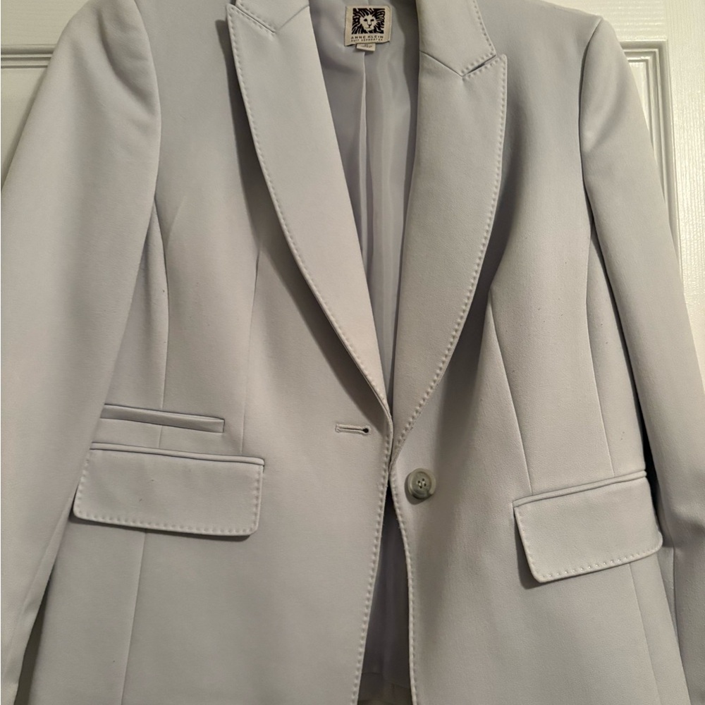 Anne Klein Women's Blazer in Soft Gray